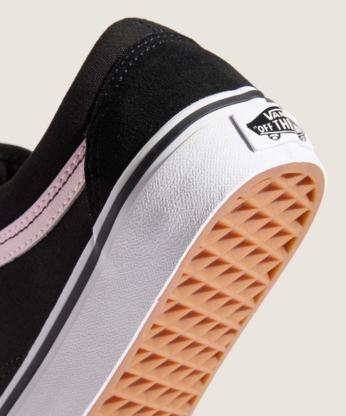 VANS(バンズ)の「オールドスクール / Old Skool BLACK/WHITE VN000D6WY281(スニーカー・メンズ・ブラック×ピンク・4/6/6.5/5/7/5.5/4.5)」の5枚目の写真