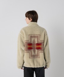 PENDLETON（ペンドルトン）の「リバーシブル ボアナイロン スタンドジャケット（ブルゾン）」