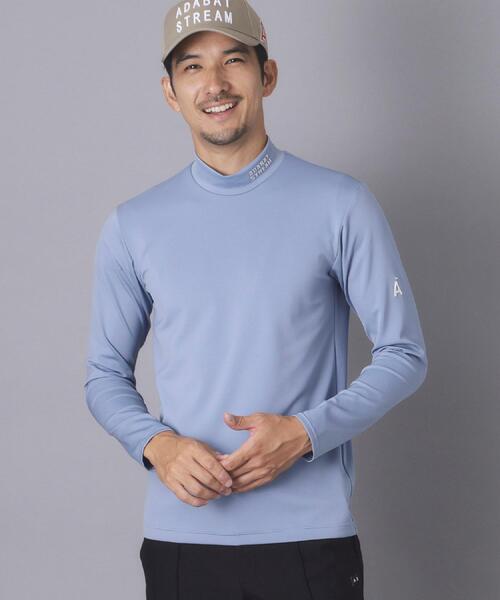 ADABAT STREAM(アダバットストリーム)の「【UVケア/接触冷感】ネオプレーン長袖モックT(Tシャツ/カットソー・メンズ・ライトブルー/ブラック・46/48/50)」の21枚目の写真