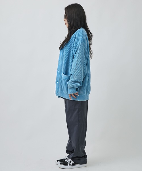 ムラサキスポーツ(ムラサキスポーツ)の「DEAR LAUREL/ディアローレル ニット セーター カーディガン PIGMENT KNIT DL26F-1301(ニット/セーター・メンズ・ネイビー/ターコイズブルー/ブラック・M/L)」の16枚目の写真