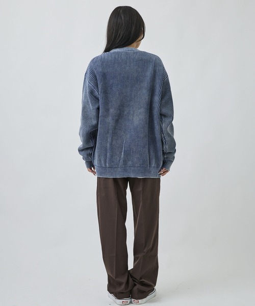 ムラサキスポーツ(ムラサキスポーツ)の「DEAR LAUREL/ディアローレル ニット セーター カーディガン PIGMENT KNIT DL26F-1301(ニット/セーター・メンズ・ネイビー/ターコイズブルー/ブラック・M/L)」の10枚目の写真