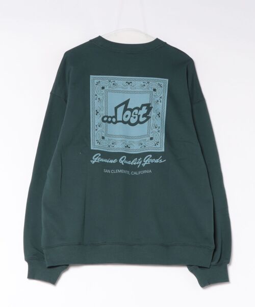 lost(ロスト)の「lost/ロスト SPACER CREW SWEAT スウェット LM6F-1101(スウェット・メンズ・モスグリーン/ブラック/グレー・L/M/XL)」の4枚目の写真