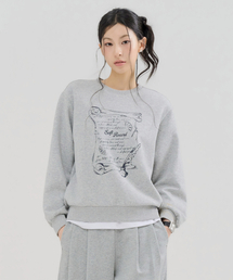 レディース ドローインググラフィック スウェットTシャツ-FERG5165B0B