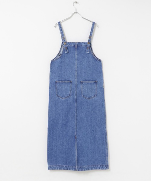 URBAN RESEARCH Sonny Label(アーバンリサーチサニーレーベル)の「デニムキャミジャンパースカート(ジャンパースカート・レディース・インディゴブルー/ブラック・FREE)」の12枚目の写真