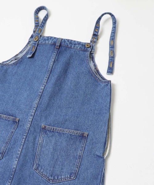 URBAN RESEARCH Sonny Label(アーバンリサーチサニーレーベル)の「デニムキャミジャンパースカート(ジャンパースカート・レディース・インディゴブルー/ブラック・FREE)」の13枚目の写真