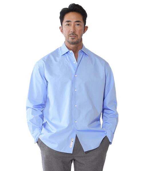 DRESSTERIOR(ドレステリア)の「【干場義雅×MOVB×DRESSTERIOR】シドグラスシャツ(シャツ/ブラウス・メンズ・サックスブルー/ホワイト・92/90/94/91)」の2枚目の写真