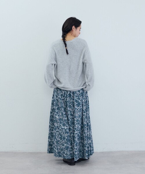 ADIEU TRISTESSE(アデュートリステス)の「リバティプリントギャザースカート(スカート・レディース・ブルー系その他/ベージュ系その他・38)」の11枚目の写真