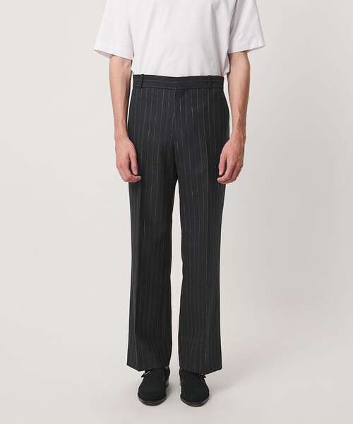 UNITED ARROWS(ユナイテッドアローズ)の「ポーラ ピンストライプ ワイドストレート パンツ(スラックス・メンズ・ブラック・XL/M/S/L)」の5枚目の写真