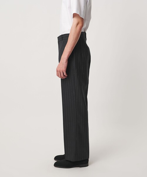 UNITED ARROWS(ユナイテッドアローズ)の「ポーラ ピンストライプ ワイドストレート パンツ(スラックス・メンズ・ブラック・XL/M/S/L)」の6枚目の写真