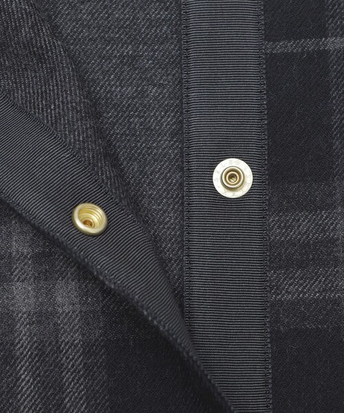 MACKINTOSH PHILOSOPHY(マッキントッシュ フィロソフィー)の「【IVENREY SHORT(イベンリーショート)】(ノーカラーコート・レディース・ブラック/ブラウン・38)」の13枚目の写真