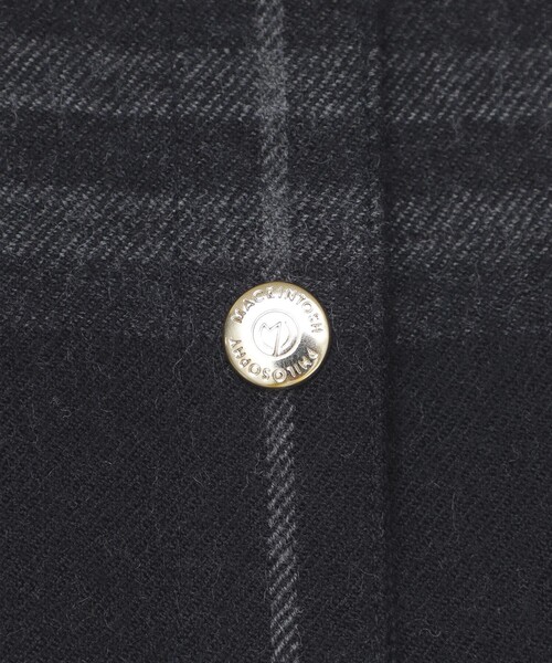 MACKINTOSH PHILOSOPHY(マッキントッシュ フィロソフィー)の「【IVENREY SHORT(イベンリーショート)】(ノーカラーコート・レディース・ブラック/ブラウン・38)」の14枚目の写真
