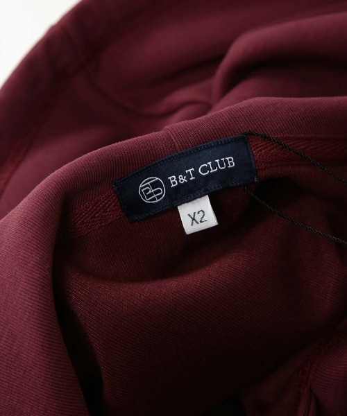 B&T CLUB(ビーティークラブ)の「パーカー メンズ 大きいサイズ ポンチスウェット 切替プルパーカー B&T CLUB (ビーアンドティークラブ)(パーカー・メンズ・ブラック/ワイン/カーキ・X4(8L~9L)/X3(6L~7L)/X2(4L~5L)/X1(3L~4L))」の22枚目の写真