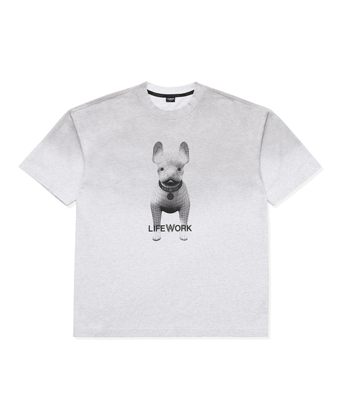 LIFE WORK（ライフワーク）の「共用) 3Dラドックスプレー半袖Tシャツ（Tシャツ/カットソー・レディース・ライトピンク/ライトグレー/チャコールグレー・X-SMALL/SMALL/MEDIUM/LARGE/X-LARGE）」の3枚目の写真