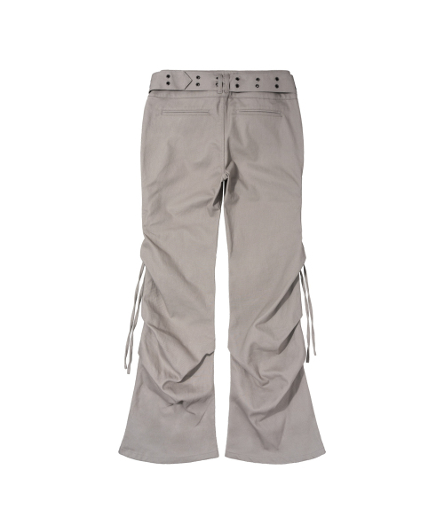 FANCY CLUB（ファンシークラブ）の「ベルト付きフレアシャーリングパンツ (BEIGE) F26ZD468（その他パンツ・レディース・その他・SMALL/MEDIUM）」の8枚目の写真
