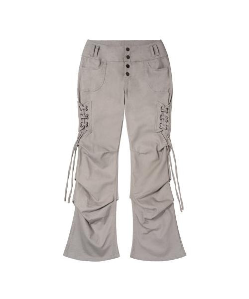 FANCY CLUB（ファンシークラブ）の「ベルト付きフレアシャーリングパンツ (BEIGE) F26ZD468（その他パンツ・レディース・その他・SMALL/MEDIUM）」の9枚目の写真