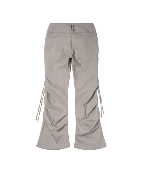 FANCY CLUB（ファンシークラブ）の「ベルト付きフレアシャーリングパンツ (BEIGE) F26ZD468（その他パンツ・レディース・その他・SMALL/MEDIUM）」の2枚目の写真