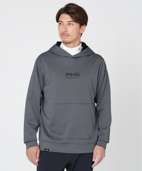 PING（ピン）の「【PING APPAREL】全方向ストレッチスウェットプルオーバーフーディー (MENS)（スウェット・メンズ・グレー/ブラック/カーキ・LL/L/LL1/M/S）」の3枚目の写真