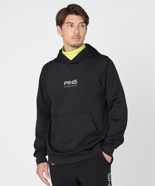 PING（ピン）の「【PING APPAREL】全方向ストレッチスウェットプルオーバーフーディー (MENS)（スウェット・メンズ・グレー/ブラック/カーキ・LL/L/LL1/M/S）」の2枚目の写真