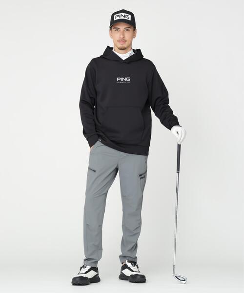 PING（ピン）の「【PING APPAREL】全方向ストレッチスウェットプルオーバーフーディー (MENS)（スウェット・メンズ・グレー/ブラック/カーキ・LL/L/LL1/M/S）」の16枚目の写真