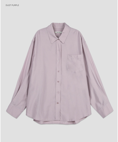 ATELIER NAIN(アトリエナイン)の「(BL-4451)LAHT STRIPE オーバーサイズシャツ(シャツ/ブラウス・レディース・パープル/オリーブ/レンガ・FREE)」の1枚目の写真