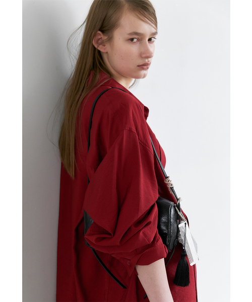 ATELIER NAIN(アトリエナイン)の「(BL-4451)LAHT STRIPE オーバーサイズシャツ(シャツ/ブラウス・レディース・パープル/オリーブ/レンガ・FREE)」の3枚目の写真