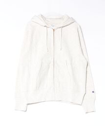 【CHAMPION/チャンピオン】【コットン素材はアメリカ綿100%】REVERSE WEAVE リバースウィーブ 裏起毛ジップフーデッドスウェットシャツ フルジップパーカー フーディ C3-Y134 サステナブルコットン エクスパンションガゼット タフ ネームタグ ユニセックス