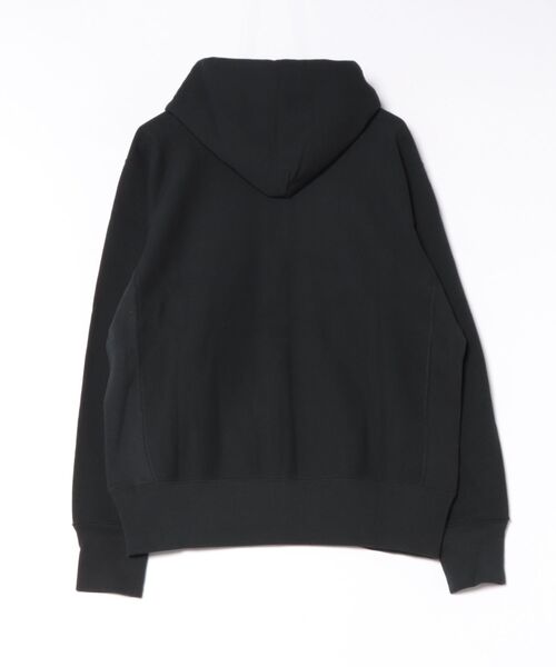 Champion(チャンピオン)の「【CHAMPION/チャンピオン】【コットン素材はアメリカ綿100%】REVERSE WEAVE リバースウィーブ 裏起毛ジップフーデッドスウェットシャツ フルジップパーカー フーディ C3-Y134 サステナブルコットン エクスパンションガゼット タフ ネームタグ ユニセックス(パーカー・メンズ・オフホワイト/ダークネイビー/ブラック/グレー・LARGE/X-LARGE/XX-LARGE/MEDIUM)」の5枚目の写真