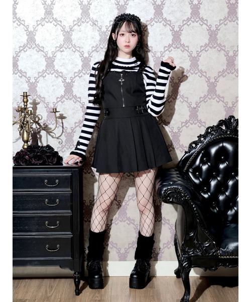 NOEMIE（ノエミー）の「ロゴ刺繍バックルフリルリブニット（ニット/セーター・レディース・A/ブラック・M）」の16枚目の写真
