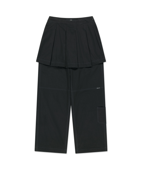LMCの「WM PLEATS SKIRT LAYERED PANTS black(その他パンツ・レディース・その他・SMALL/MEDIUM)」の1枚目の写真