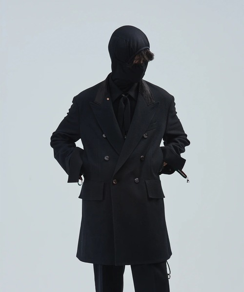 BED J.W. FORD(ベッドフォード)の「【BED J.W. FORD】or Coat?(ダウンジャケット/コート・メンズ・ブラック/グレー・1)」の2枚目の写真