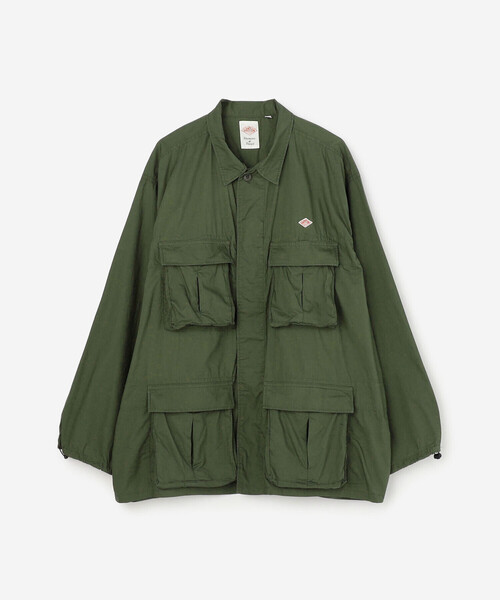 DANTON(ダントン)の「DANTON | リップストップ BDUシャツジャケット MEN(シャツ/ブラウス・メンズ・ブラック/オリーブ・44/40/42)」の1枚目の写真