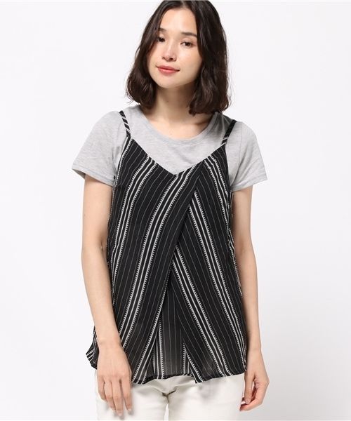 ikka（イッカ）の「キャミアンサンブル（キャミソール・レディース・カーキオリーブ/ブラック/オフホワイト・MEDIUM/LARGE）」の12枚目の写真