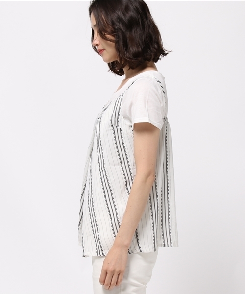 ikka（イッカ）の「キャミアンサンブル（キャミソール・レディース・カーキオリーブ/ブラック/オフホワイト・MEDIUM/LARGE）」の5枚目の写真