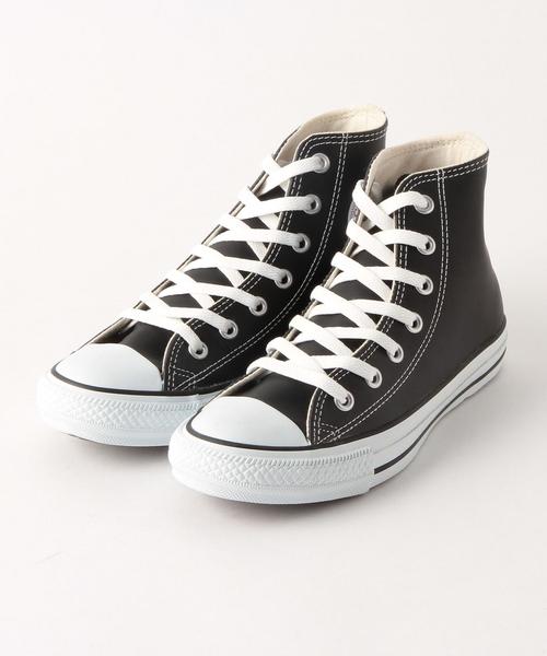 CONVERSE（コンバース）の「CONVERSE LEAｵｰﾙｽﾀｰ HI（スニーカー・レディース・オフホワイト/ブラック・23.5cm/24.5cm/24cm/23cm）」の3枚目の写真
