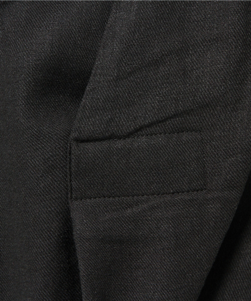 LBC（エルビーシー）の「リネンレーヨンスキッパーワンピース                  （ワンピース・レディース・グレー/ダークグレー・MEDIUM/LARGE）」の5枚目の写真