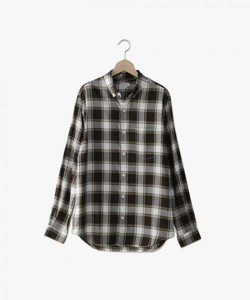 Steven Alan(スティーブンアラン)の「<Steven Alan> C/R/LY TWL/CHK SINGLE NEEDLE/シャツ ◆(シャツ/ブラウス・メンズ・モカ・LARGE/MEDIUM/X-LARGE/SMALL)」の1枚目の写真