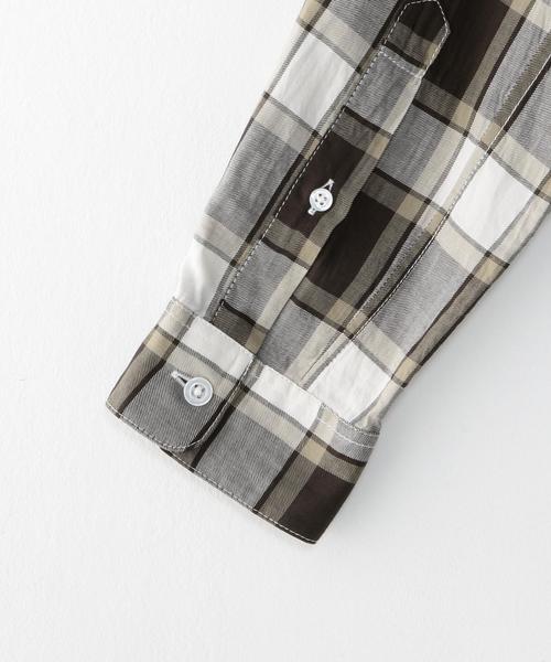 Steven Alan(スティーブンアラン)の「<Steven Alan> C/R/LY TWL/CHK SINGLE NEEDLE/シャツ ◆(シャツ/ブラウス・メンズ・モカ・LARGE/MEDIUM/X-LARGE/SMALL)」の6枚目の写真