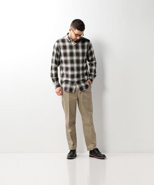 Steven Alan(スティーブンアラン)の「<Steven Alan> C/R/LY TWL/CHK SINGLE NEEDLE/シャツ ◆(シャツ/ブラウス・メンズ・モカ・LARGE/MEDIUM/X-LARGE/SMALL)」の2枚目の写真