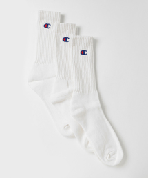 Champion（チャンピオン）の「【CHAMPION/チャンピオン】フルレングスソックス/ワンポイント/3P/3枚組み（ソックス/靴下・メンズ）」