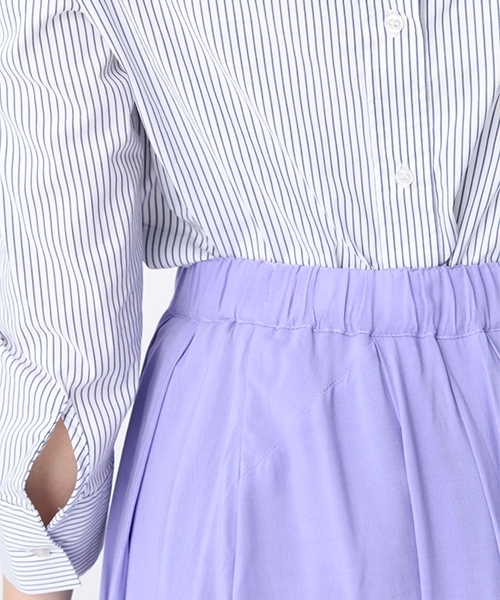 Andemiu（アンデミュウ）の「ランダムヘムスカート752146（スカート・レディース・ピンク/オフホワイト/ブルー・XS.P）」の8枚目の写真