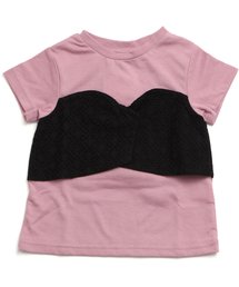 apres les cours | レースビスチェTシャツ(Tシャツ/カットソー)