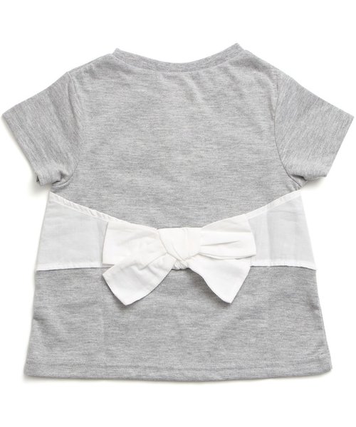 apres les cours（アプレレクール）の「レースビスチェTシャツ（Tシャツ/カットソー・キッズ・グレー/ピンク・80/90/100/120/140/110/130）」の5枚目の写真