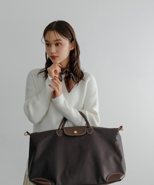 ヴィンテージ TRUSSARDI トラベル バッグ ナイロンxエキゾチック 大型 ヴィンテージ TRUSSARDI トラベル バッグ ナイロンxエキゾチック 大型