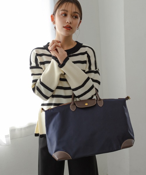 Edit Sheen（エディットシーン）の「ナイロントラベルバッグBIG（トートバッグ・レディース・ブラック/ネイビー/ブラウン・FREE）」の13枚目の写真