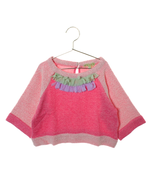 fafa（フェフェ）の「BATHILDE | スエットトップス（スウェット・キッズ・パープル/ピンク系その他/ブルー/ネイビー/ピンク・130/120/110/100）」の5枚目の写真