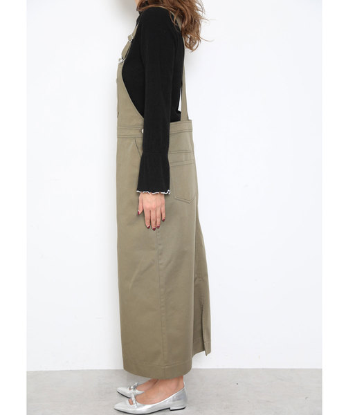 Dickies（ディッキーズ）の「《Dickies/ディッキーズ》別注オーバーオールジャンスカ（ジャンパースカート・レディース・ブラック/カーキ・SMALL/MEDIUM）」の13枚目の写真