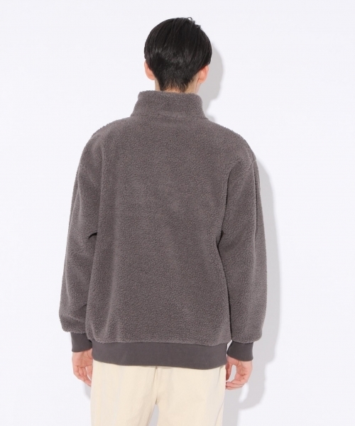 niko and...（ニコアンド）の「Nボア切替ハーフジッププルオーバー【niko and ...】（Tシャツ/カットソー・メンズ・ベージュ/グレー/ピンク・LARGE/MEDIUM）」の14枚目の写真