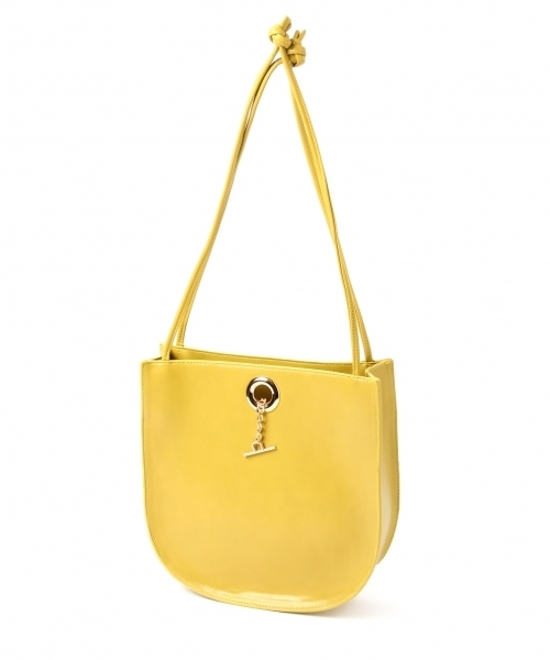 Andemiu(アンデミュウ)の「チェーンラウンドショルダー788204(ショルダーバッグ・レディース・ブラック/イエロー・FREE)」の1枚目の写真