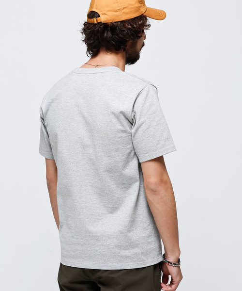 NANO universe（ナノユニバース）の「Anti SoakedヘビークルーネックＴ（Tシャツ/カットソー・メンズ・ホワイト/グレー/ベージュ/ブルー/カーキ/ピンク/チャコール・LARGE/MEDIUM/X-LARGE/SMALL）」の10枚目の写真