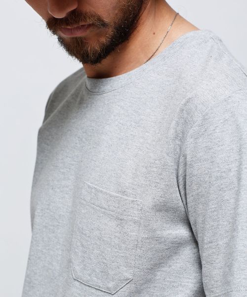 NANO universe（ナノユニバース）の「Anti SoakedヘビークルーネックＴ（Tシャツ/カットソー・メンズ・ホワイト/グレー/ベージュ/ブルー/カーキ/ピンク/チャコール・LARGE/MEDIUM/X-LARGE/SMALL）」の17枚目の写真